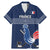 Custom France Hockey Family Matching Mermaid Dress and Hawaiian Shirt Francaise Gallic Rooster - Wonder Print Shop
