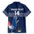 Custom France Hockey Family Matching Mermaid Dress and Hawaiian Shirt Francaise Gallic Rooster - Wonder Print Shop