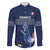 Custom France Hockey Family Matching Off Shoulder Maxi Dress and Hawaiian Shirt Francaise Gallic Rooster