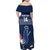 Custom France Hockey Family Matching Off Shoulder Maxi Dress and Hawaiian Shirt Francaise Gallic Rooster - Wonder Print Shop