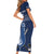 Custom France Hockey Family Matching Short Sleeve Bodycon Dress and Hawaiian Shirt Francaise Gallic Rooster - Wonder Print Shop