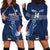 Custom France Hockey Hoodie Dress Francaise Gallic Rooster