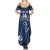 Custom France Hockey Summer Maxi Dress Francaise Gallic Rooster - Wonder Print Shop