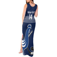 Custom France Hockey Tank Maxi Dress Francaise Gallic Rooster - Wonder Print Shop