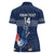 Custom France Hockey Women Polo Shirt Francaise Gallic Rooster - Wonder Print Shop