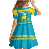 Custom Kazakhstan Hockey Family Matching Mermaid Dress and Hawaiian Shirt 2024 Go Kazakh - Wonder Print Shop