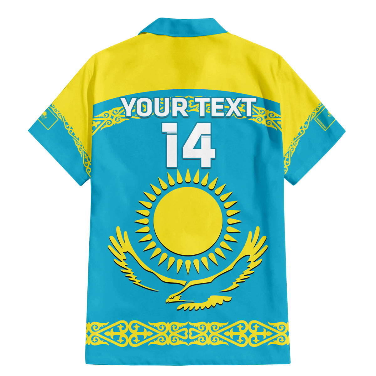 Custom Kazakhstan Hockey Family Matching Mermaid Dress and Hawaiian Shirt 2024 Go Kazakh - Wonder Print Shop