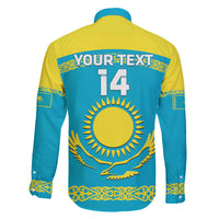 Custom Kazakhstan Hockey Family Matching Mermaid Dress and Hawaiian Shirt 2024 Go Kazakh - Wonder Print Shop
