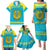 Custom Kazakhstan Hockey Family Matching Puletasi and Hawaiian Shirt 2024 Go Kazakh - Wonder Print Shop