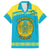 Custom Kazakhstan Hockey Family Matching Puletasi and Hawaiian Shirt 2024 Go Kazakh - Wonder Print Shop