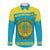 Custom Kazakhstan Hockey Long Sleeve Button Shirt 2024 Go Kazakh - Wonder Print Shop