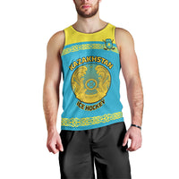 Custom Kazakhstan Hockey Men Tank Top 2024 Go Kazakh - Wonder Print Shop