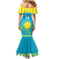 Custom Kazakhstan Hockey Mermaid Dress 2024 Go Kazakh - Wonder Print Shop