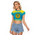 Custom Kazakhstan Hockey Raglan Cropped T Shirt 2024 Go Kazakh - Wonder Print Shop