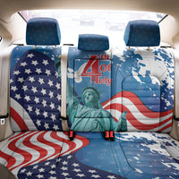 United States 4th Of July Back Car Seat Cover USA Statue of Liberty Proud - Wonder Print Shop