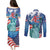 United States 4th Of July Couples Matching Puletasi and Long Sleeve Button Shirt USA Statue of Liberty Proud - Wonder Print Shop