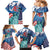 United States 4th Of July Family Matching Mermaid Dress and Hawaiian Shirt USA Statue of Liberty Proud - Wonder Print Shop