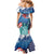 United States 4th Of July Family Matching Mermaid Dress and Hawaiian Shirt USA Statue of Liberty Proud - Wonder Print Shop