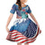 United States 4th Of July Family Matching Summer Maxi Dress and Hawaiian Shirt USA Statue of Liberty Proud - Wonder Print Shop