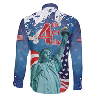 United States 4th Of July Family Matching Summer Maxi Dress and Hawaiian Shirt USA Statue of Liberty Proud - Wonder Print Shop