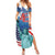 United States 4th Of July Family Matching Summer Maxi Dress and Hawaiian Shirt USA Statue of Liberty Proud - Wonder Print Shop
