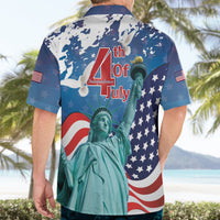 United States 4th Of July Hawaiian Shirt USA Statue of Liberty Proud - Wonder Print Shop