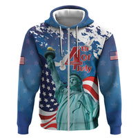 United States 4th Of July Hoodie USA Statue of Liberty Proud - Wonder Print Shop