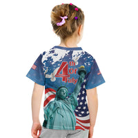 United States 4th Of July Kid T Shirt USA Statue of Liberty Proud - Wonder Print Shop