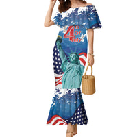 United States 4th Of July Mermaid Dress USA Statue of Liberty Proud - Wonder Print Shop
