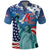 United States 4th Of July Polo Shirt USA Statue of Liberty Proud