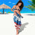 United States 4th Of July Sarong USA Statue of Liberty Proud - Wonder Print Shop