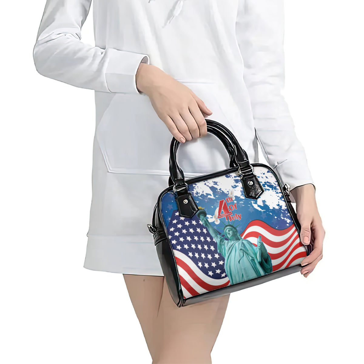 United States 4th Of July Shoulder Handbag USA Statue of Liberty Proud