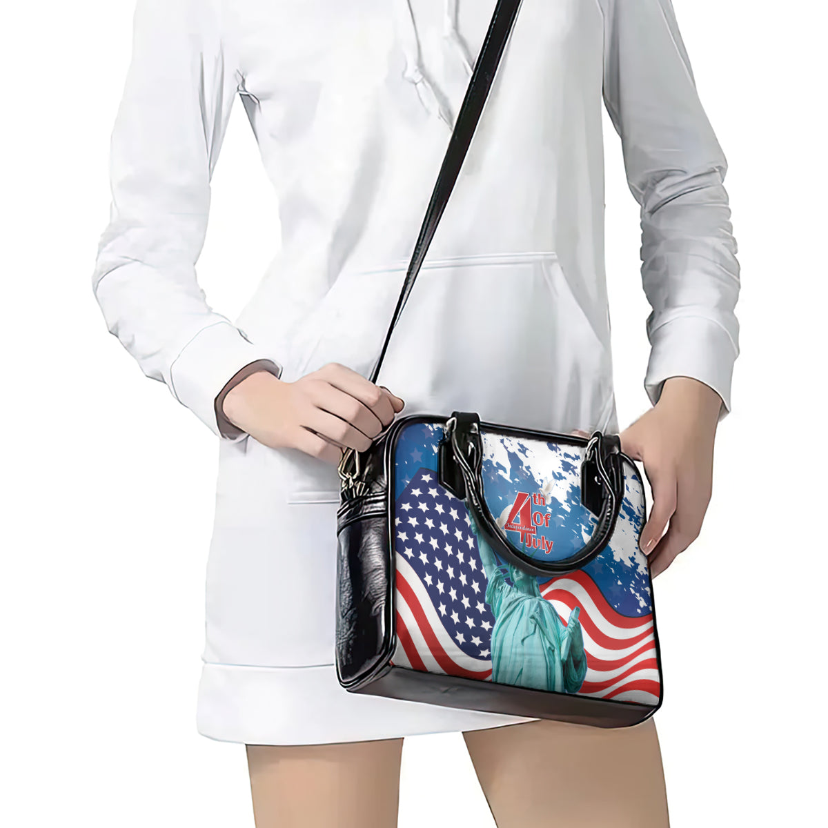 United States 4th Of July Shoulder Handbag USA Statue of Liberty Proud