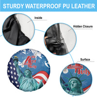 United States 4th Of July Spare Tire Cover USA Statue of Liberty Proud - Wonder Print Shop