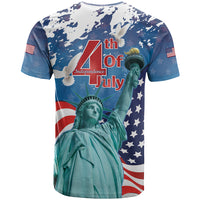 United States 4th Of July T Shirt USA Statue of Liberty Proud - Wonder Print Shop