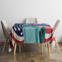 United States 4th Of July Tablecloth USA Statue of Liberty Proud - Wonder Print Shop