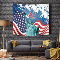 United States 4th Of July Tapestry USA Statue of Liberty Proud - Wonder Print Shop