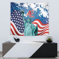 United States 4th Of July Tapestry USA Statue of Liberty Proud - Wonder Print Shop