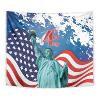 United States 4th Of July Tapestry USA Statue of Liberty Proud - Wonder Print Shop