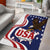 United States Independence Day Area Rug USA Bald Eagle Happy 4th Of July - Wonder Print Shop