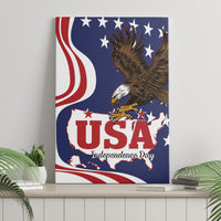United States Independence Day Canvas Wall Art USA Bald Eagle Happy 4th Of July - Wonder Print Shop