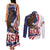 United States Independence Day Couples Matching Tank Maxi Dress and Long Sleeve Button Shirt USA Bald Eagle Happy 4th Of July - Wonder Print Shop
