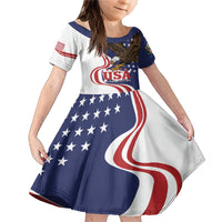 United States Independence Day Family Matching Mermaid Dress and Hawaiian Shirt USA Bald Eagle Happy 4th Of July - Wonder Print Shop