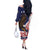 United States Independence Day Off The Shoulder Long Sleeve Dress USA Bald Eagle Happy 4th Of July - Wonder Print Shop