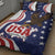 United States Independence Day Quilt Bed Set USA Bald Eagle Happy 4th Of July - Wonder Print Shop