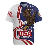 United States Independence Day Rugby Jersey USA Bald Eagle Happy 4th Of July - Wonder Print Shop