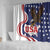 United States Independence Day Shower Curtain USA Bald Eagle Happy 4th Of July