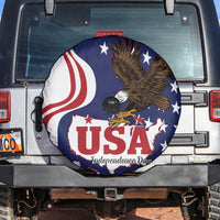 United States Independence Day Spare Tire Cover USA Bald Eagle Happy 4th Of July - Wonder Print Shop