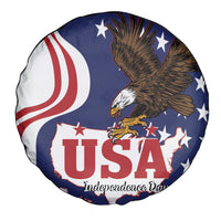 United States Independence Day Spare Tire Cover USA Bald Eagle Happy 4th Of July - Wonder Print Shop