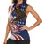 United States Independence Day Women Sleeveless Polo Shirt USA Bald Eagle Happy 4th Of July - Wonder Print Shop